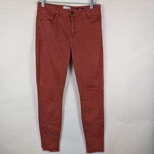 Parker Smith Rust Skinny Jeans Premium Denim Women's Size 30